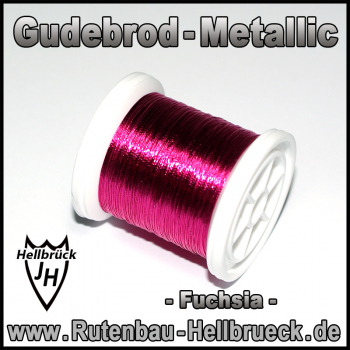 Gudebrod Bindegarn - Metallic - Farbe: Fuchsia -A-